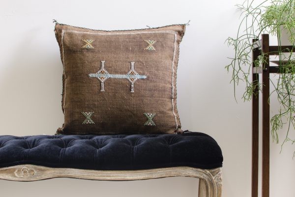 Moroccan Sabra Cactus Silk Pillow Cover House of Séance