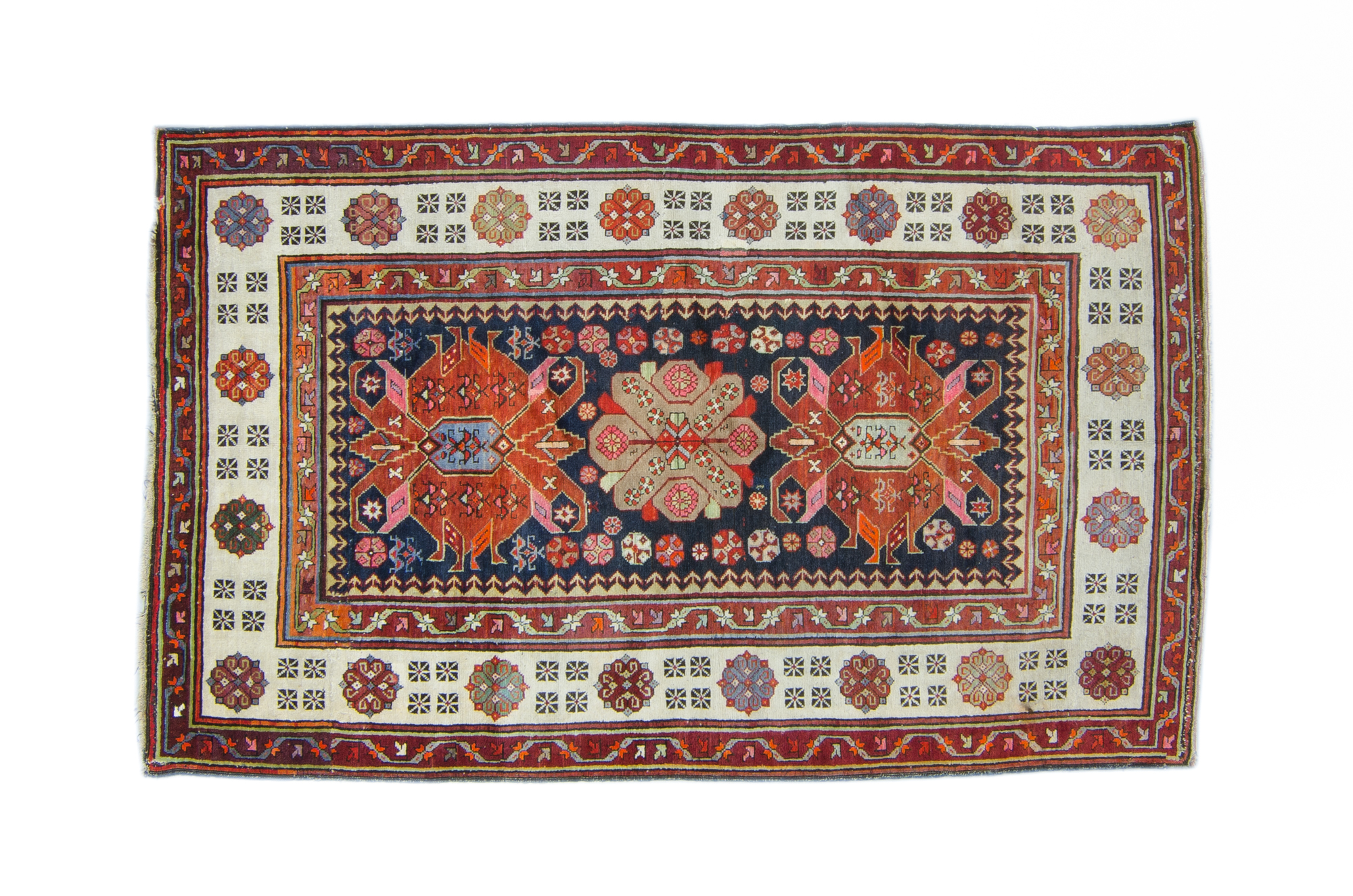 Vintage Talish Karabagh Armenian Rug House of Séance