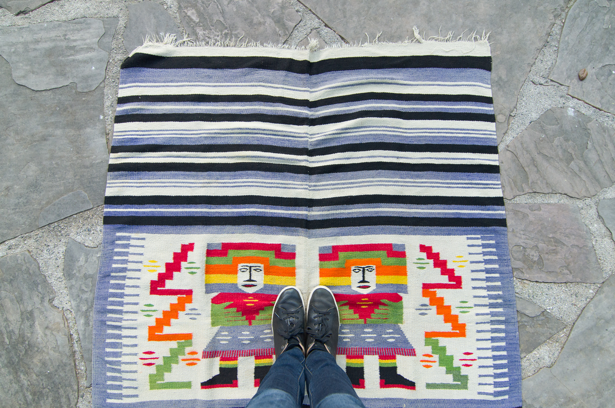 Vintage Mexican Blanket/Wall Hanging House of Séance
